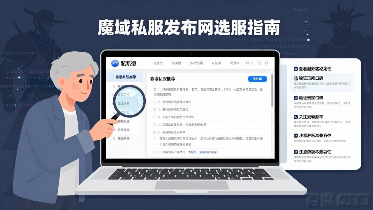 靠谱魔域私服发布网怎么选 老玩家私藏的实用参考指南
