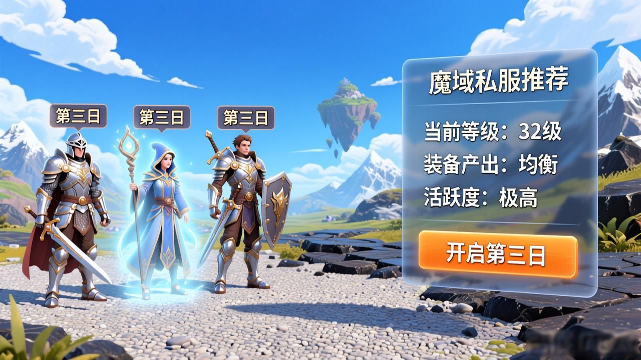 新开魔域私服推荐 2026最新开区表一览